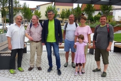 Die GALL-Delegation zusammen mit Bürgermeister Schaffer, Plüderhausen