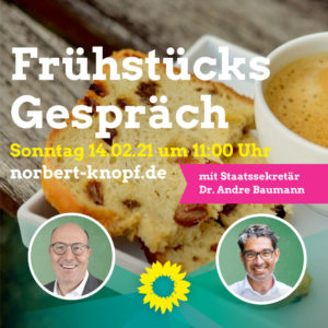 Frühstücksgespräch mit Norbert Knopf und Dr. Andre Baumann