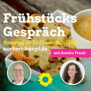 Frühstücksgespräch mit Annika Frank